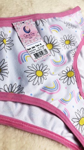 Calcinha Coton Infantil