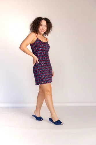 Camisola Alça com Regulagem Suede