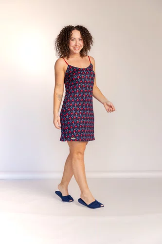 Camisola Alça com Regulagem Suede
