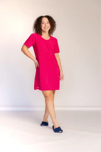 Camisola Manga Curta Estampada Liganete