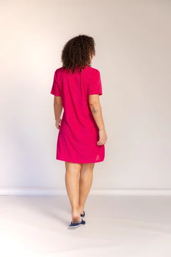 Camisola Manga Curta Estampada Liganete