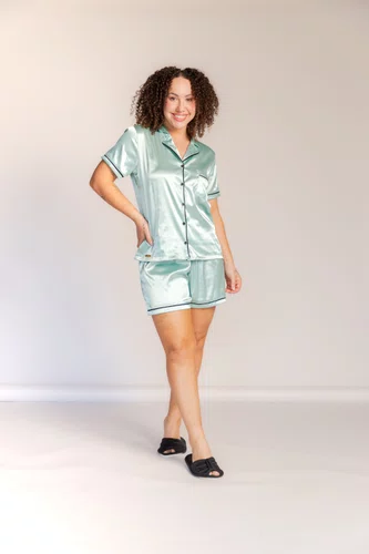 Pijama Americano Cetim Feminino Tamanho do P ao GG