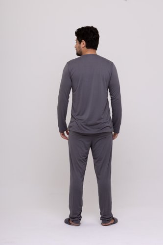 Pijama Masculino Suede com Blusa Aberta