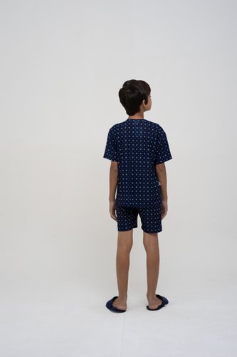 Pijama Blusa Manga Curta Masculino Liganete Juvenil