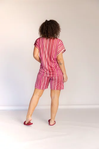 Pijama Manga Japonesa curta Feminino Liganete