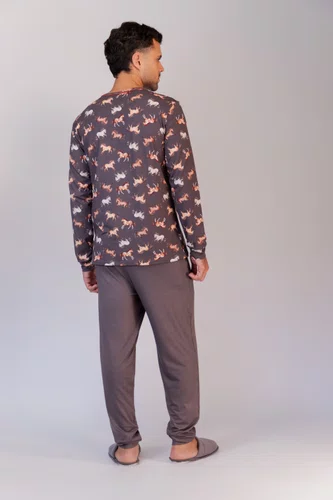 Pijama masculino Estampa cavalo P ao GG malha Dreams