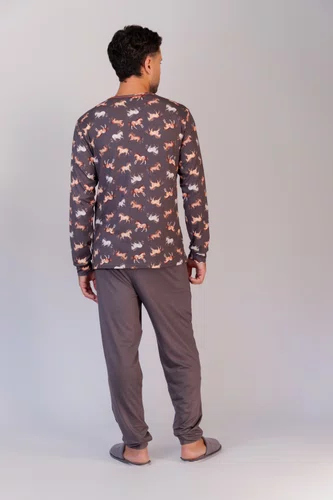 Pijama masculino Estampa cavalo P ao GG malha Dreams