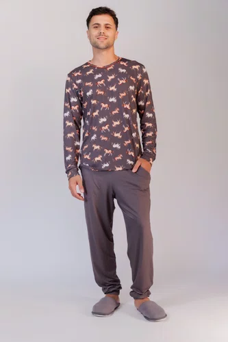 Pijama masculino Estampa cavalo P ao GG malha Dreams