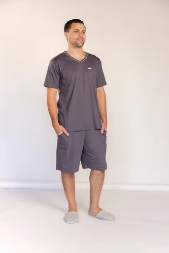 Pijama Masculino Manga curta 100% algodão