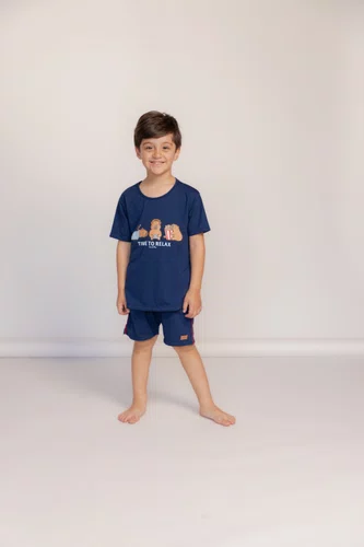 Pijama Masculino Infantil time to relax 2 ao 10