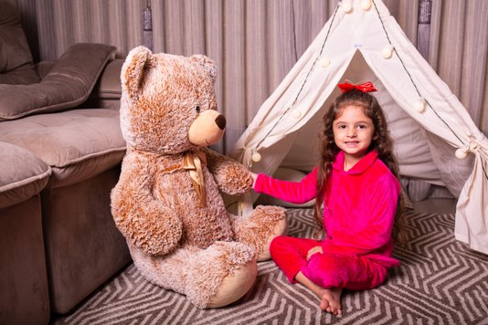 Pijama Peluciado Blusa Com Botão Fleece Infantil