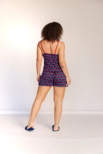 Short Doll Alça com regulagem Suede