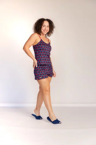 Short Doll Alça com regulagem Suede