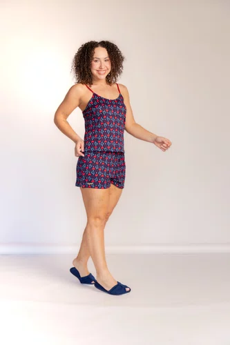 Short Doll Alça com regulagem Suede