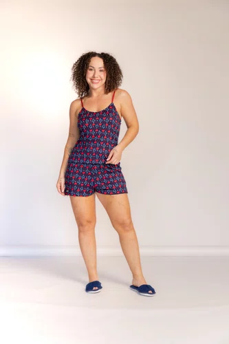 Short Doll Alça com regulagem Suede