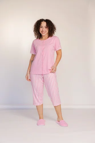 Pijama Aberto Pescador AlgodãoTamanho do P ao GG