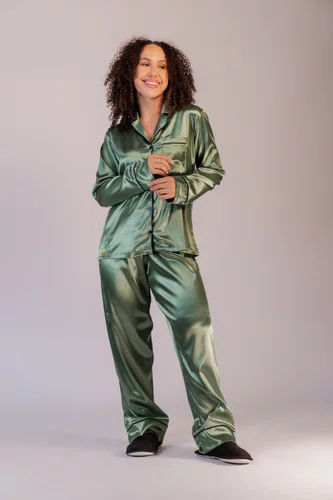 Pijama Americano Cetim Feminino Tamanho do P ao GG