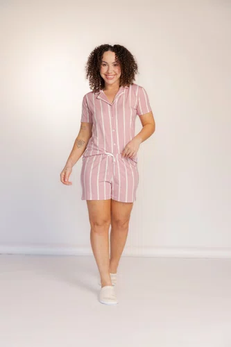 Pijama Americano Listra Visco Fine