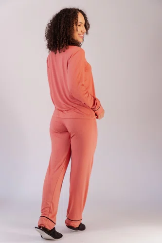 Pijama Americano suede do Tamanho P ao GG