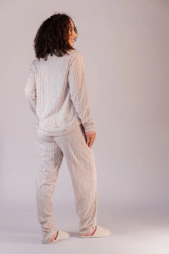 Pijama Feminino 100% Algodão Facilita amamentação do P ao GG
