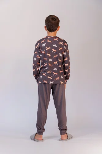Pijama Feminino estampa de cavalo malha Dreams P ao GG
