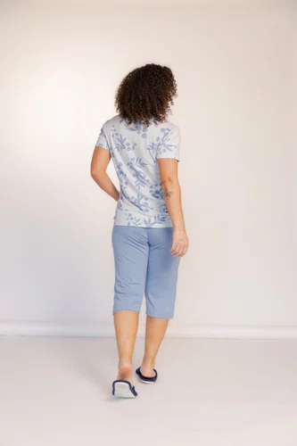 Pijama Feminino estampado pescador