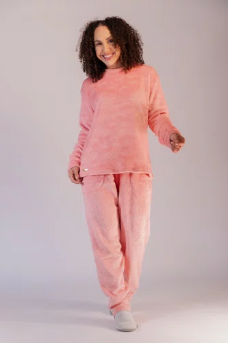 Pijama Feminino Fleece 3D do P ao GG