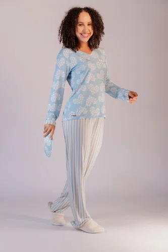 Pijama Feminino Manga Longa Dreams  do P ao GG