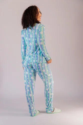 Pijama Feminino Suede Estampado Fru Fru P ao GG