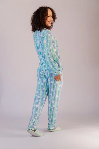 Pijama Feminino Suede Estampado Fru Fru P ao GG