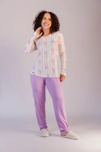Pijama Feminino Suede P ao GG