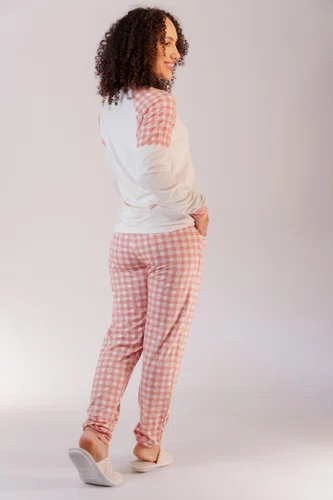 Pijama Feminino Visco Lycra facilita a amamentação do P ao GG