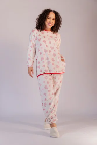 Pijama Fleece feminino do P ao GG
