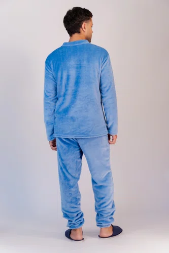 Pijama Fleece Masculino Liso Calça Bolso do P ao GG (Opção casal em algumas cores)