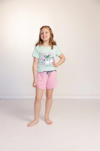 Pijama Infantil Feminino estampado Tamanho do 2 ao 10