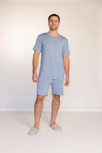 Pijama manga curta masculino