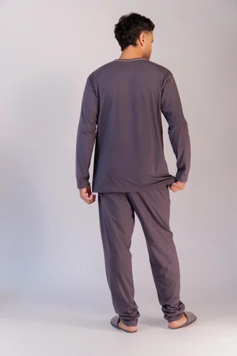 Pijama Masculino 100% Algodão com vivo do P ao GG