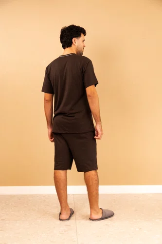Pijama Masculino Manga curta 100% algodão P ao GG