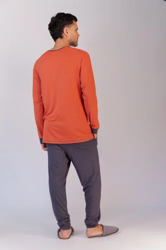 Pijama Masculino  Costura com Trama Visco Lycra do P ao GG