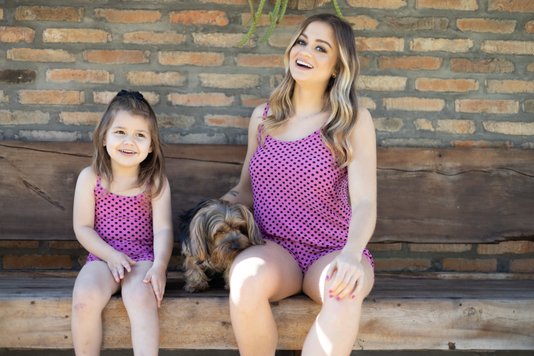 Pijama Short Doll Alça Básica Liganete Infantil