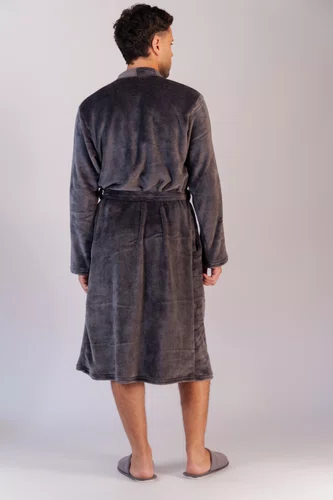 Roupão Masculino Fleece Liso do P ao GG