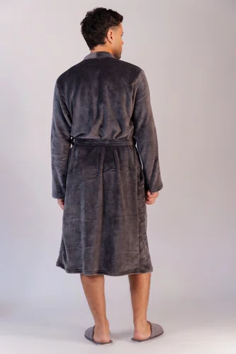 Roupão Masculino Fleece Liso do P ao GG