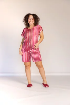 Pijama Manga Japonesa curta Feminino Liganete