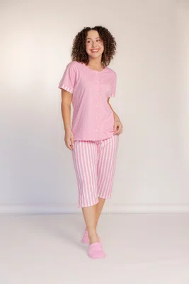 Pijama Aberto Pescador AlgodãoTamanho do P ao GG