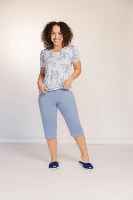 Pijama Feminino estampado pescador