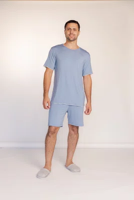 Pijama manga curta masculino