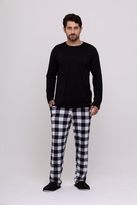 Pijama Masculino Calça Xadrez Bolso Suede