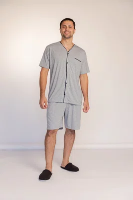 Pijama Masculino manga curta PV Tamanhos do P ao GG