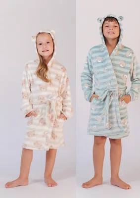 Robe Fleece infantil Com Capuz G ao XGG