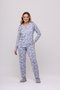 Pijama Manga Longa Estampado Dreams tamanho do P ao GG